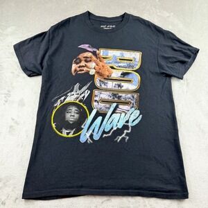 Rod Wave Men's Medium Black Graphic T-Shirt Rap Hip Hop Streetwear